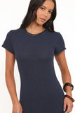 Lowell Knit Maxi Dress Navy