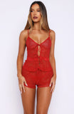 Honey Sweet Pyjama Set Red
