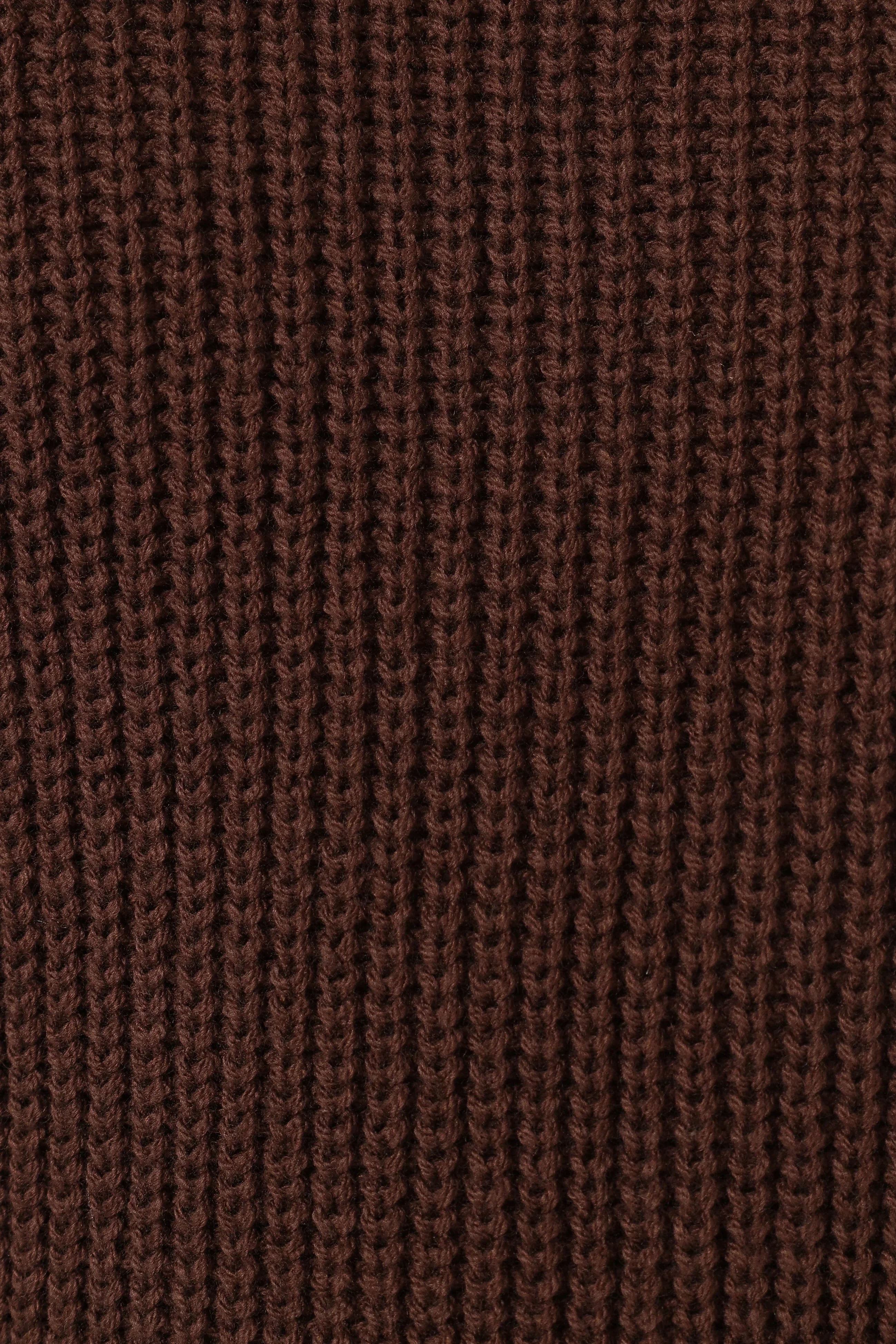 Katty Knit Sweater Chocolate Brown