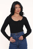 Cooper Knit Top Black