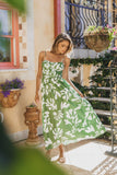 Payton Midi Dress Khaki