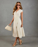 Soft Society Wrap Midi Dress