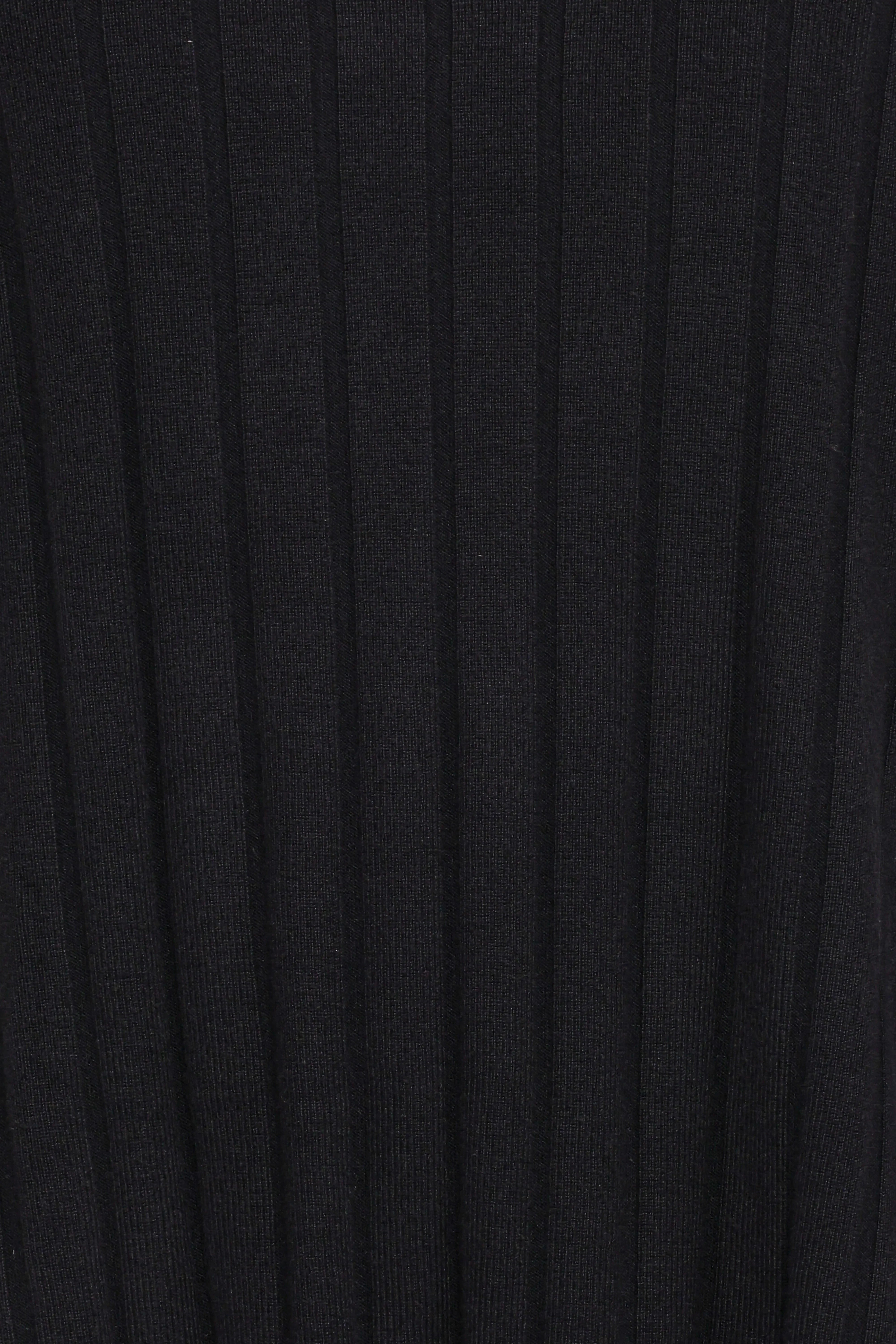 Alix Ribbed Knit Set Black