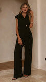 Zahira Vest Top Black