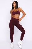 Charge Seamless Leggings Merlot