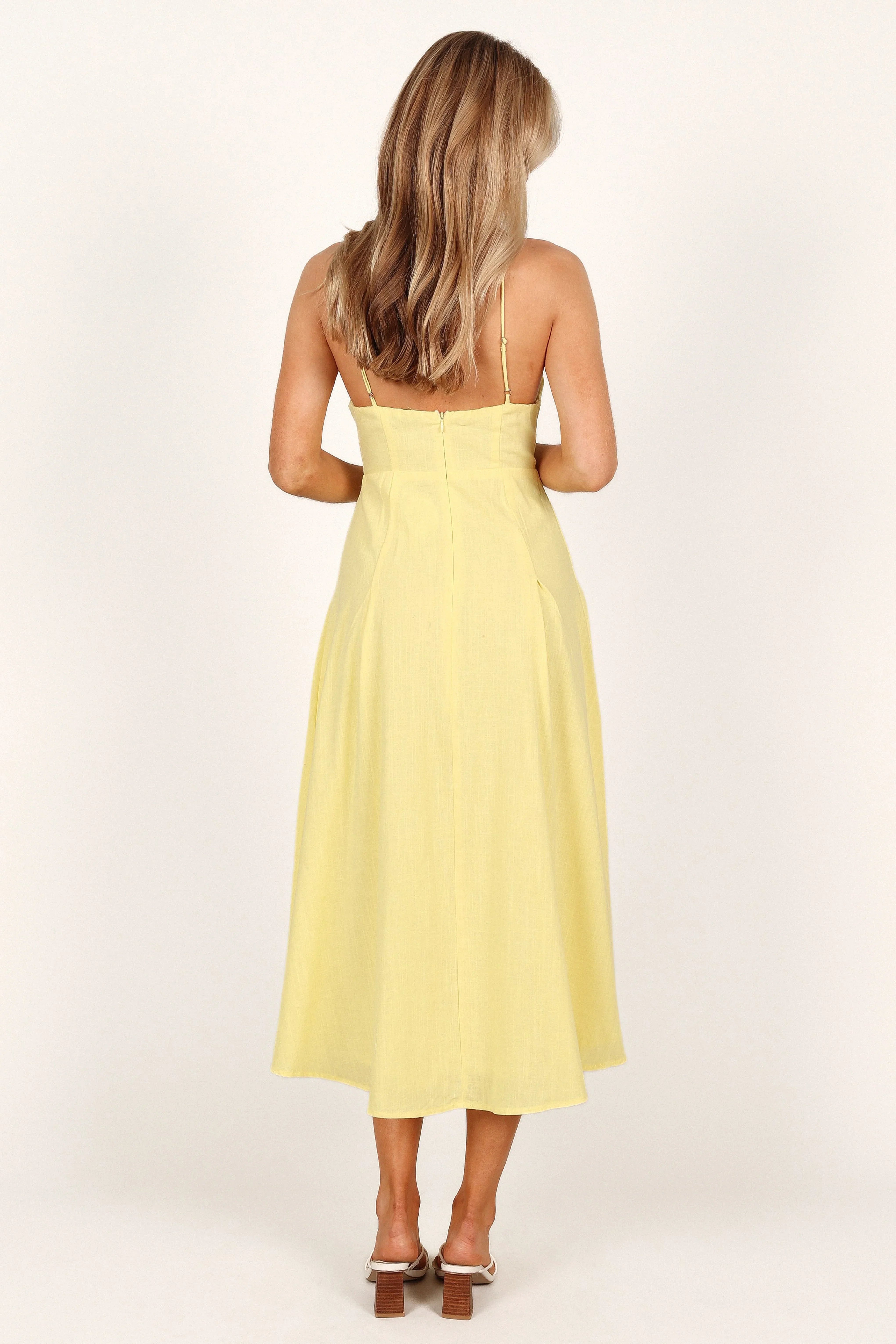 Sondera Midi Dress Yellow