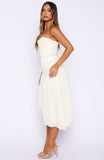 Forever Love Midi Skirt Off White