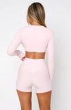 Keep Up High Waisted Shorts 4 Ballet Pink