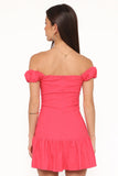 Lily Mini Dress Berry