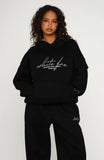 Know What You Want Oversized Hoodie Black