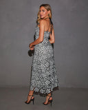 Irresistibly Chic Lace Halter Midi Dress
