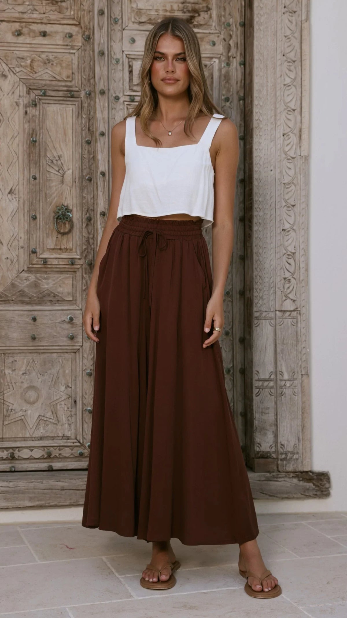 Belinda Pants Chocolate