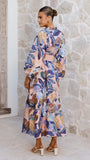 Carmal Long Sleeve Maxi Dress Donatella Rosa