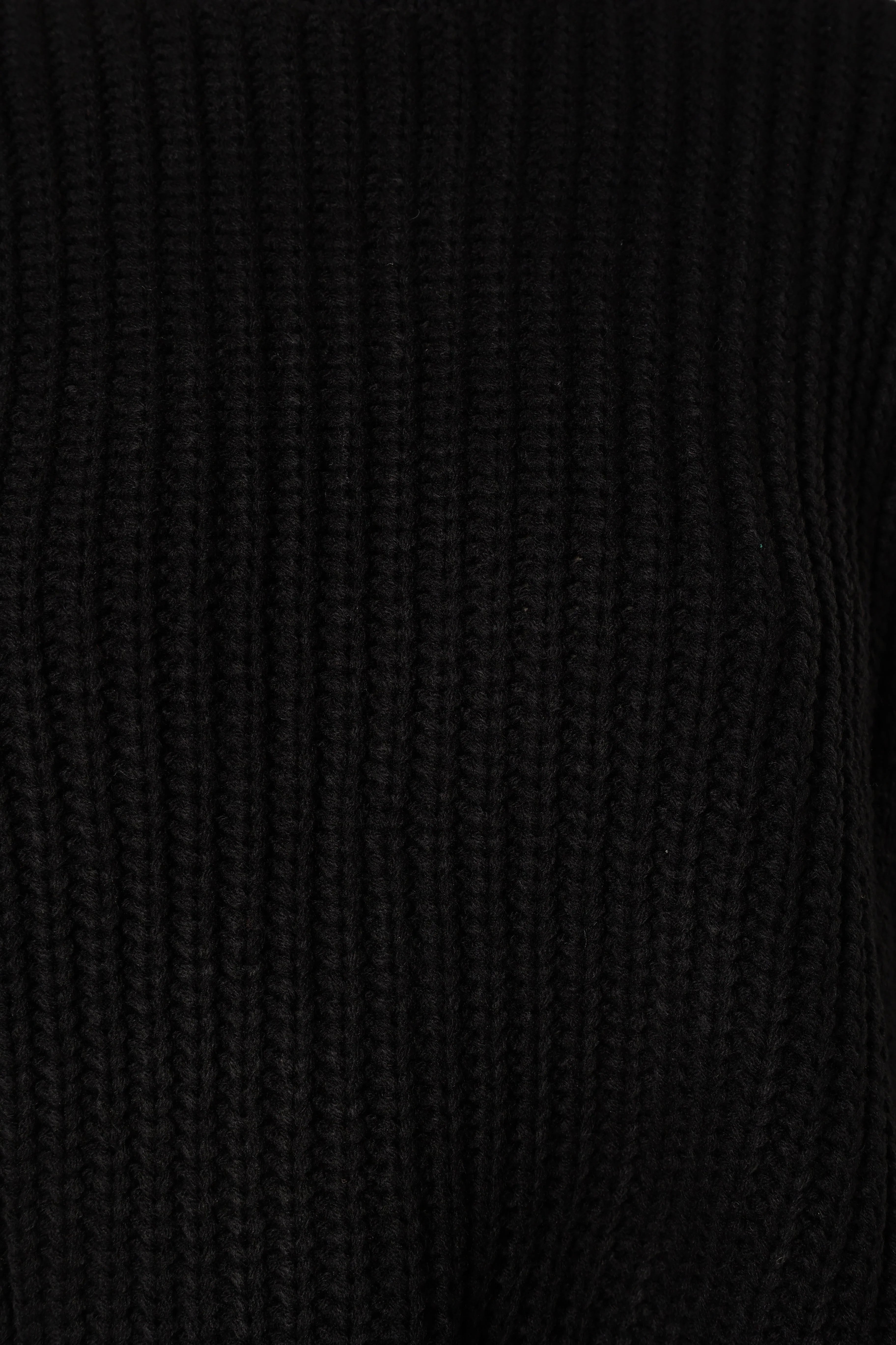 Arlette Textured Knit Sweater Black