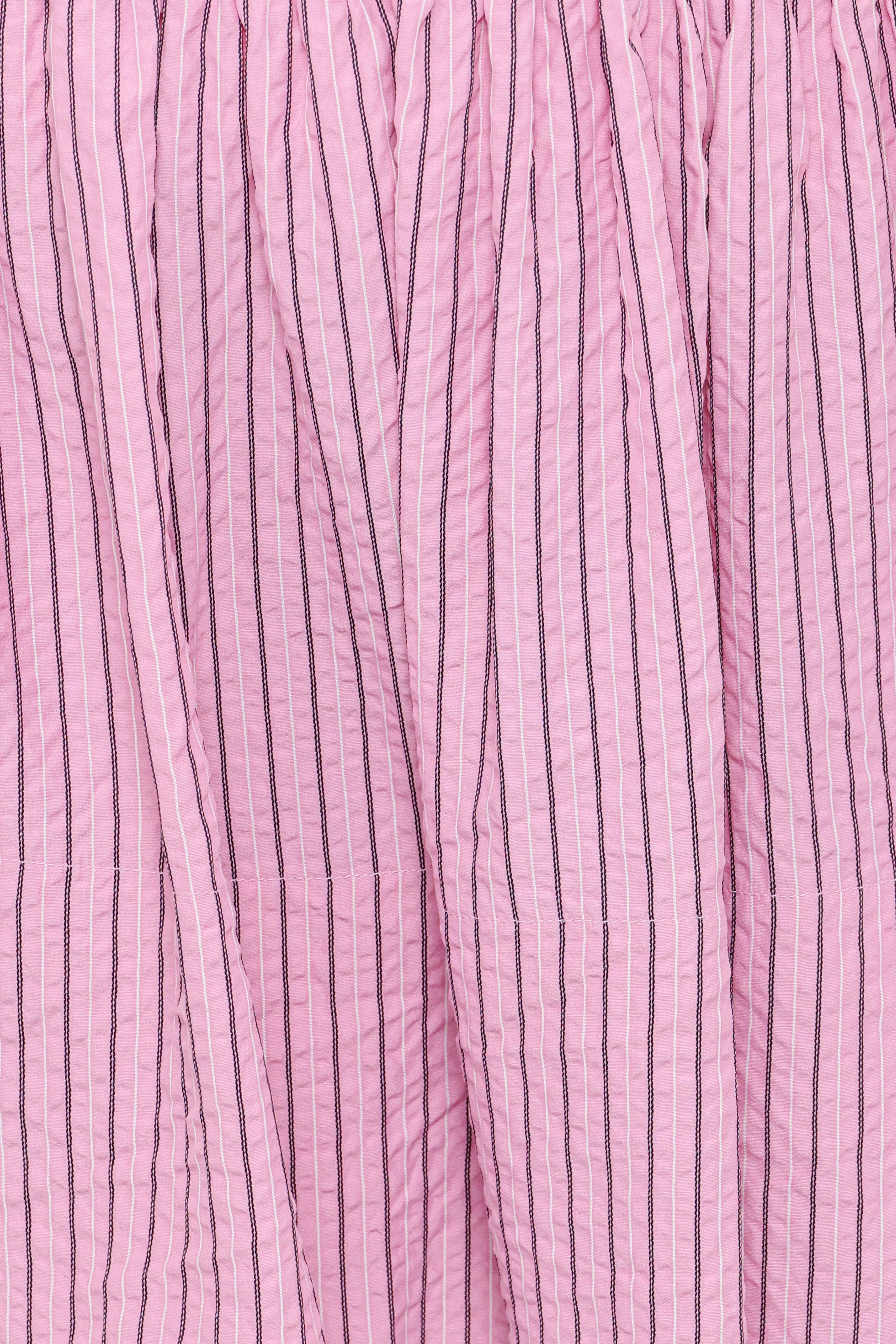 Domitia Mini Aline Skirt Pink White Stripe