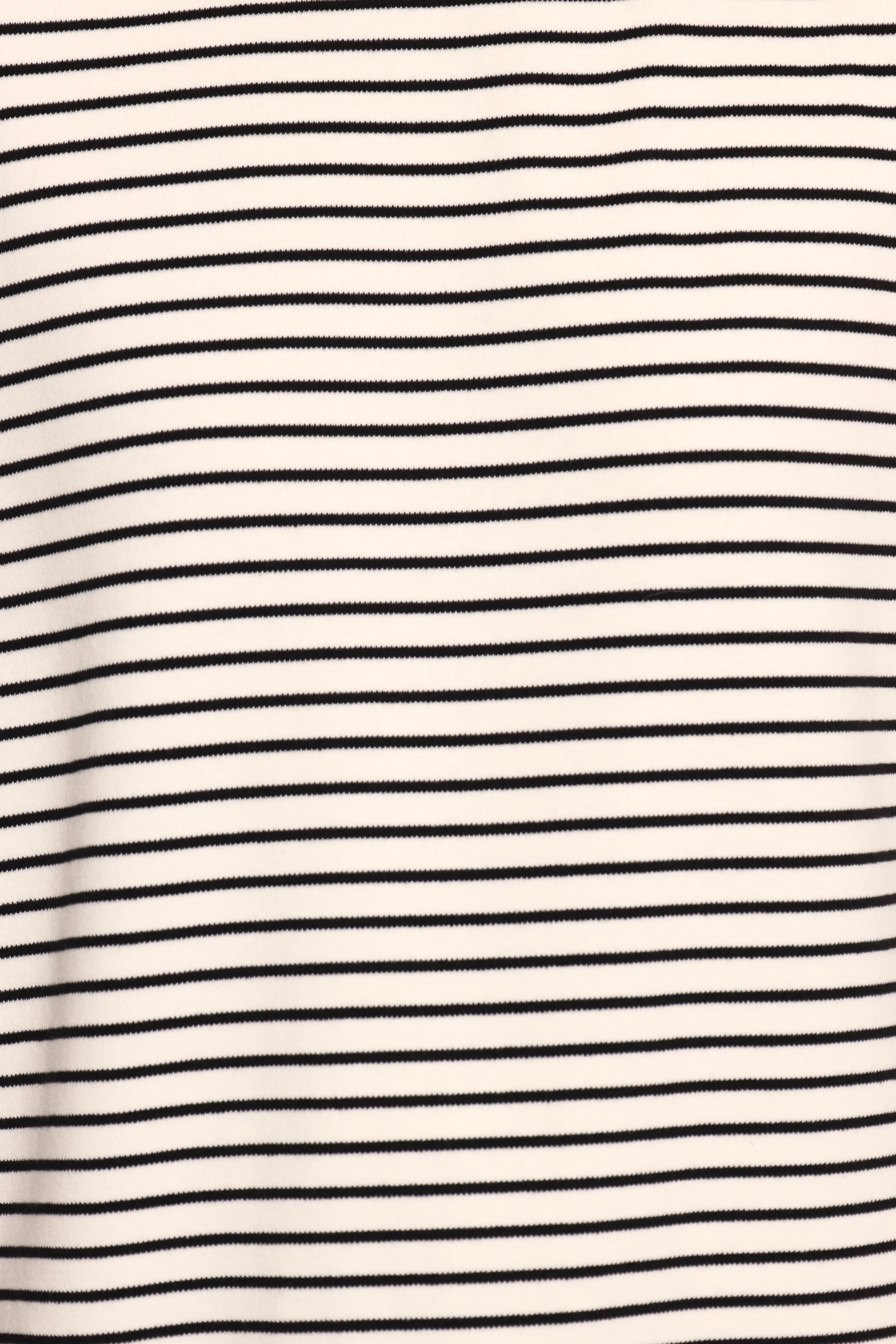 Wilda Oversized Tee White Black Stripe