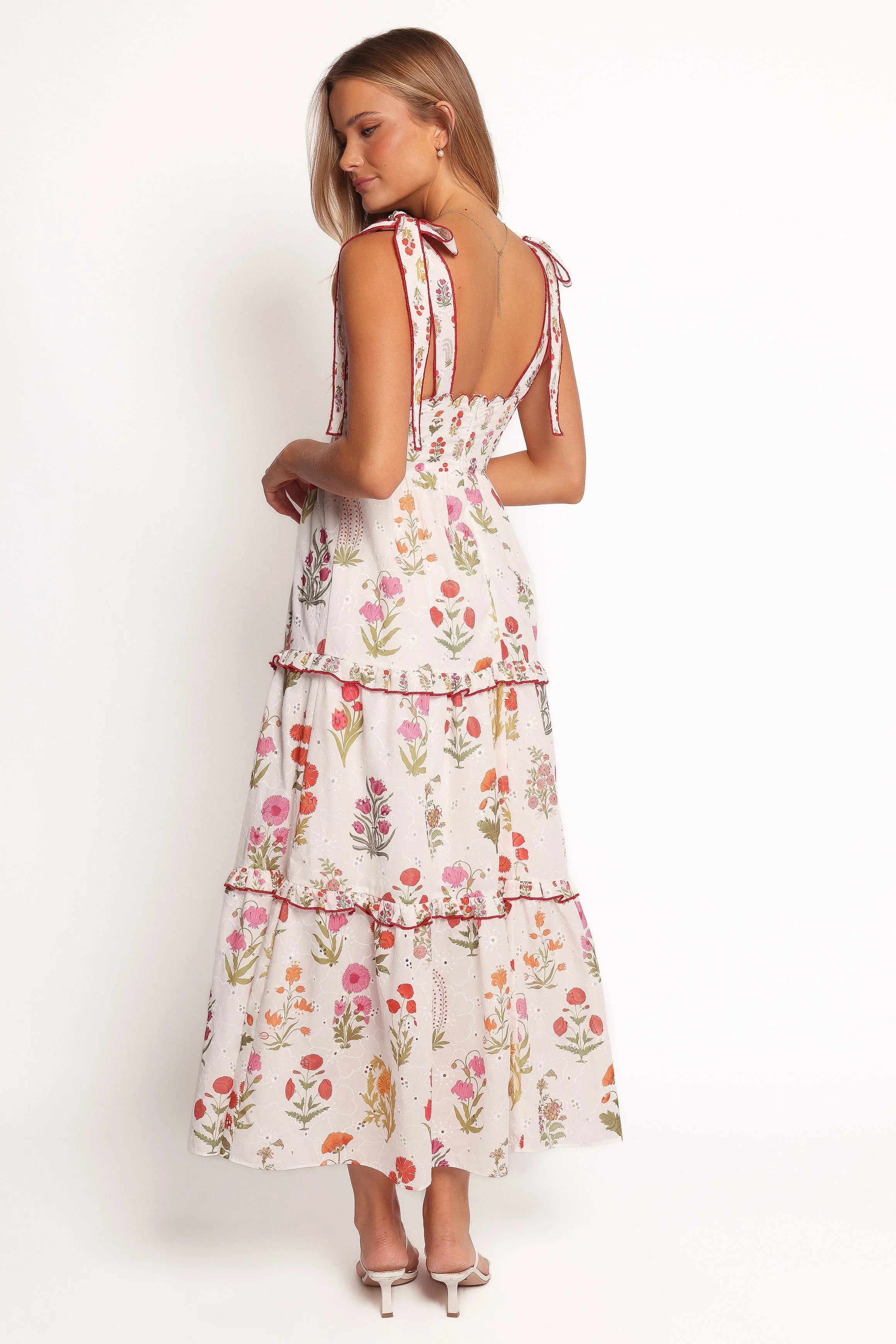 Aurelia Maxi Dress White Floral