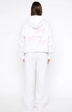 Daydreamers Madeline Wide Leg Sweatpants Grey Marle