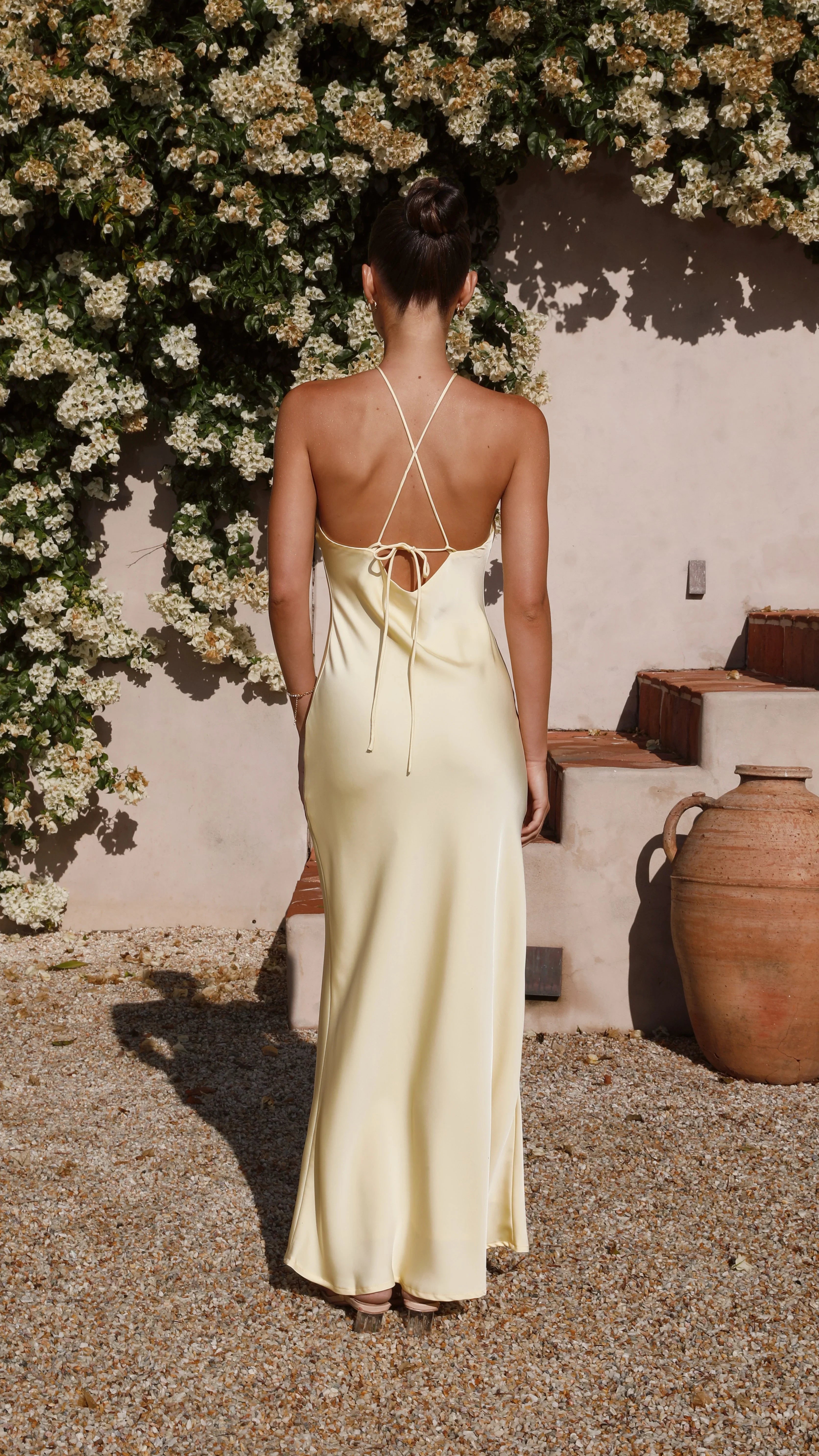 Chiara Maxi Dress Lemon