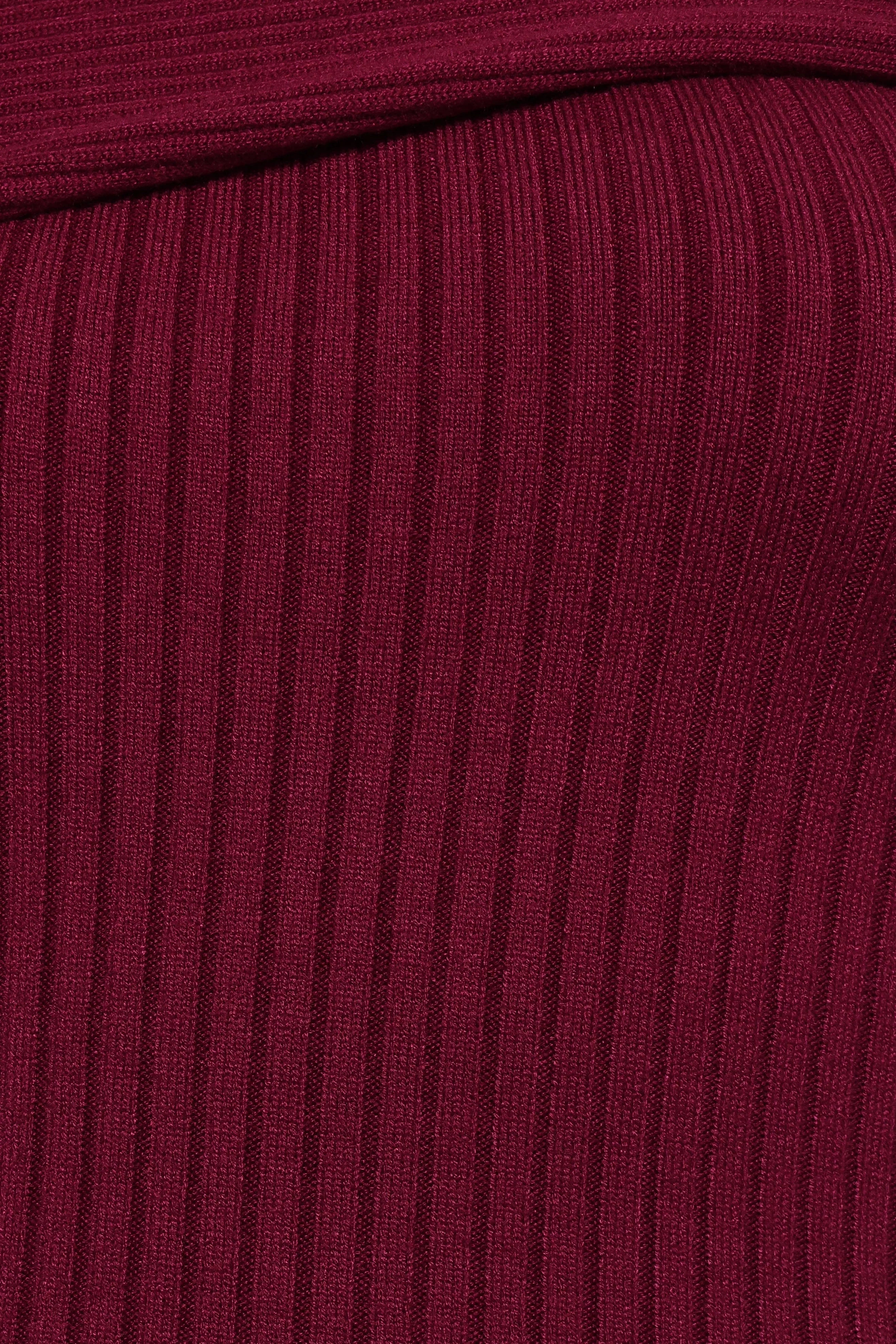 Cammie Long Sleeve Midi Dress Fuchsia