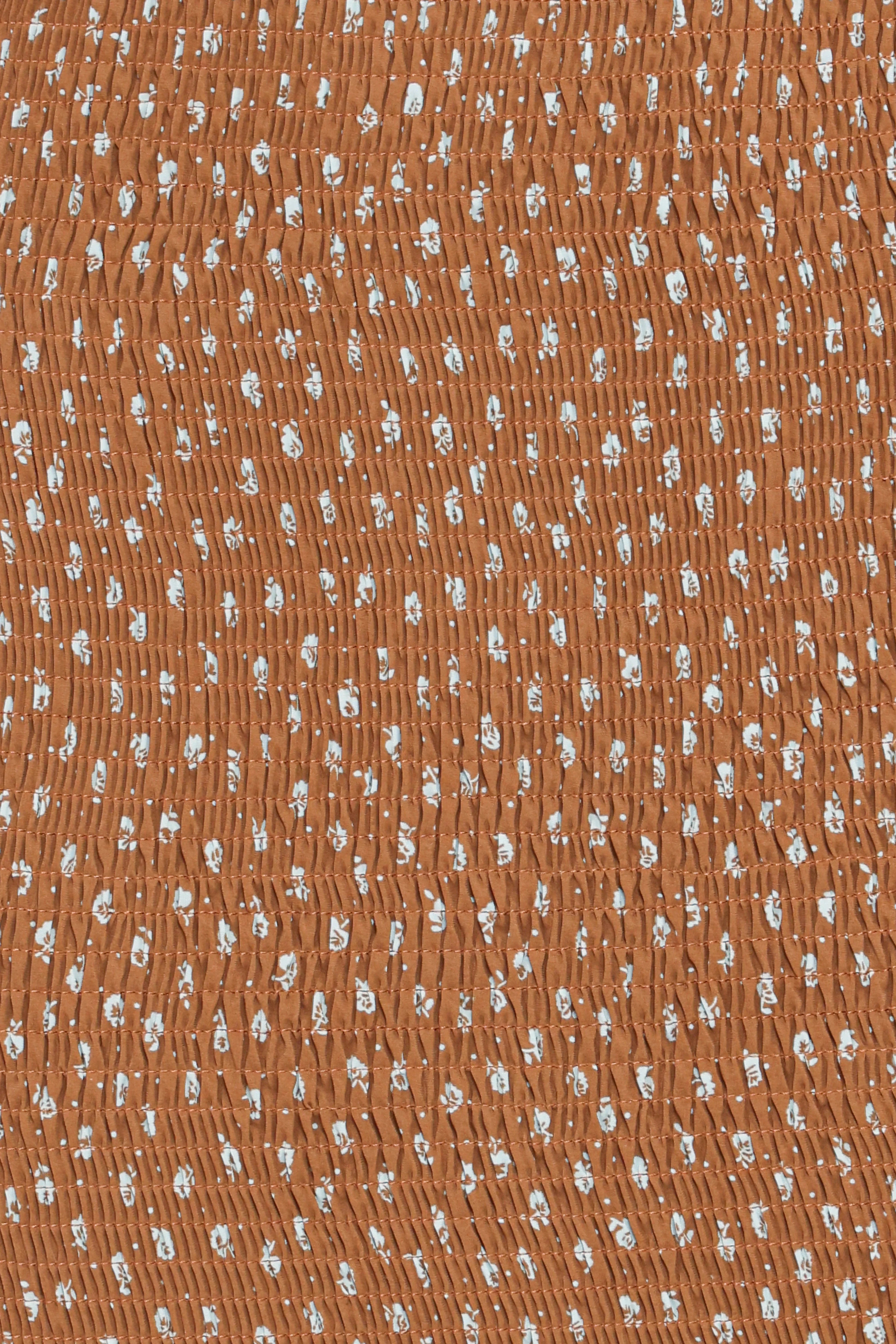 Sara Midi Dress Brown Floral