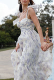 Floret Midi Dress Lavender