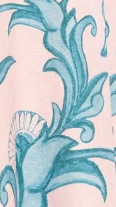 Madra Maxi Dress Aqua Pink Zayna