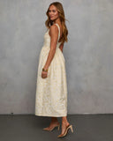Samar Fit And Flare Midi Dress