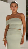 Coda Off Shoulder Top Sage