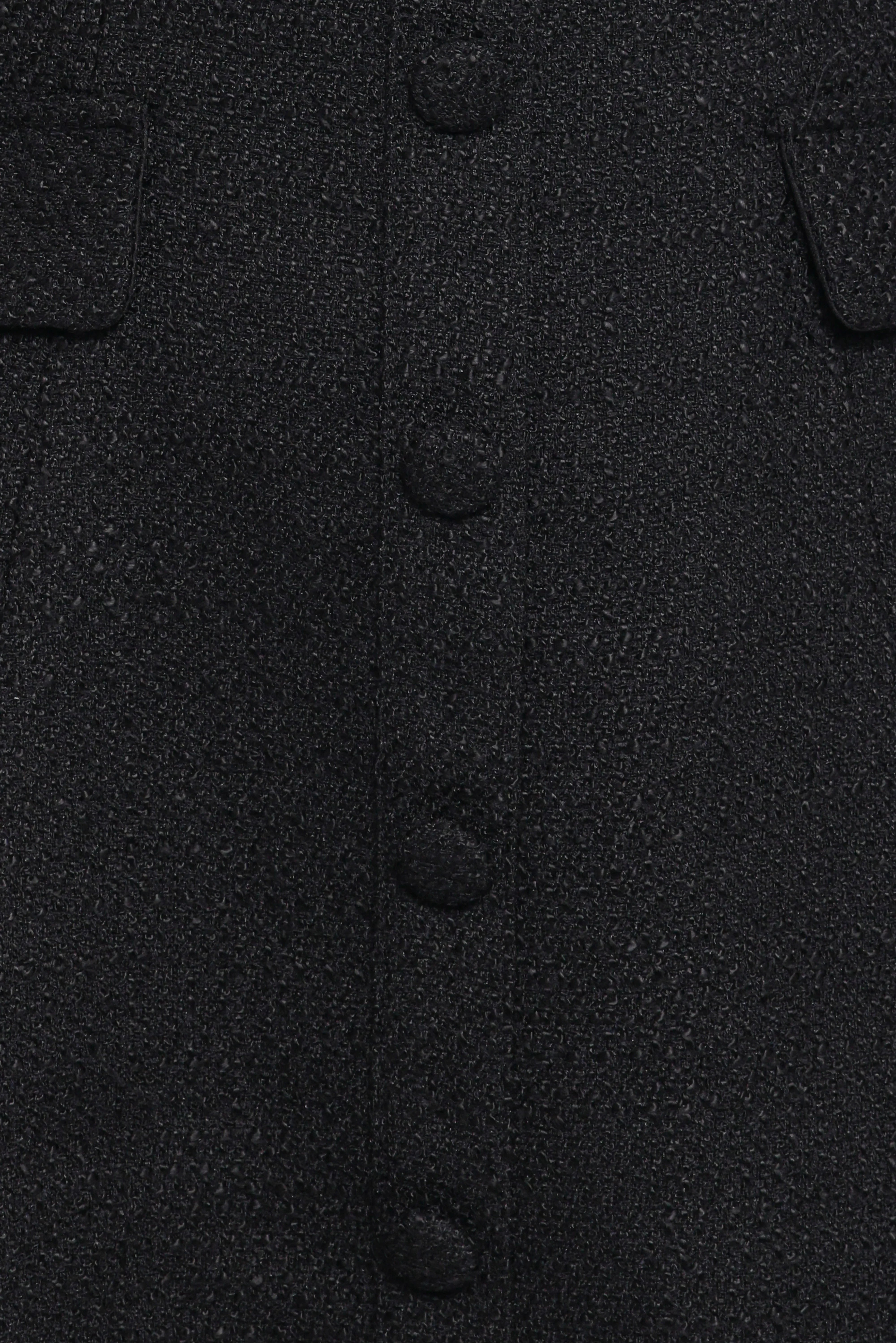 Sutton Mini Dress Black Tweed