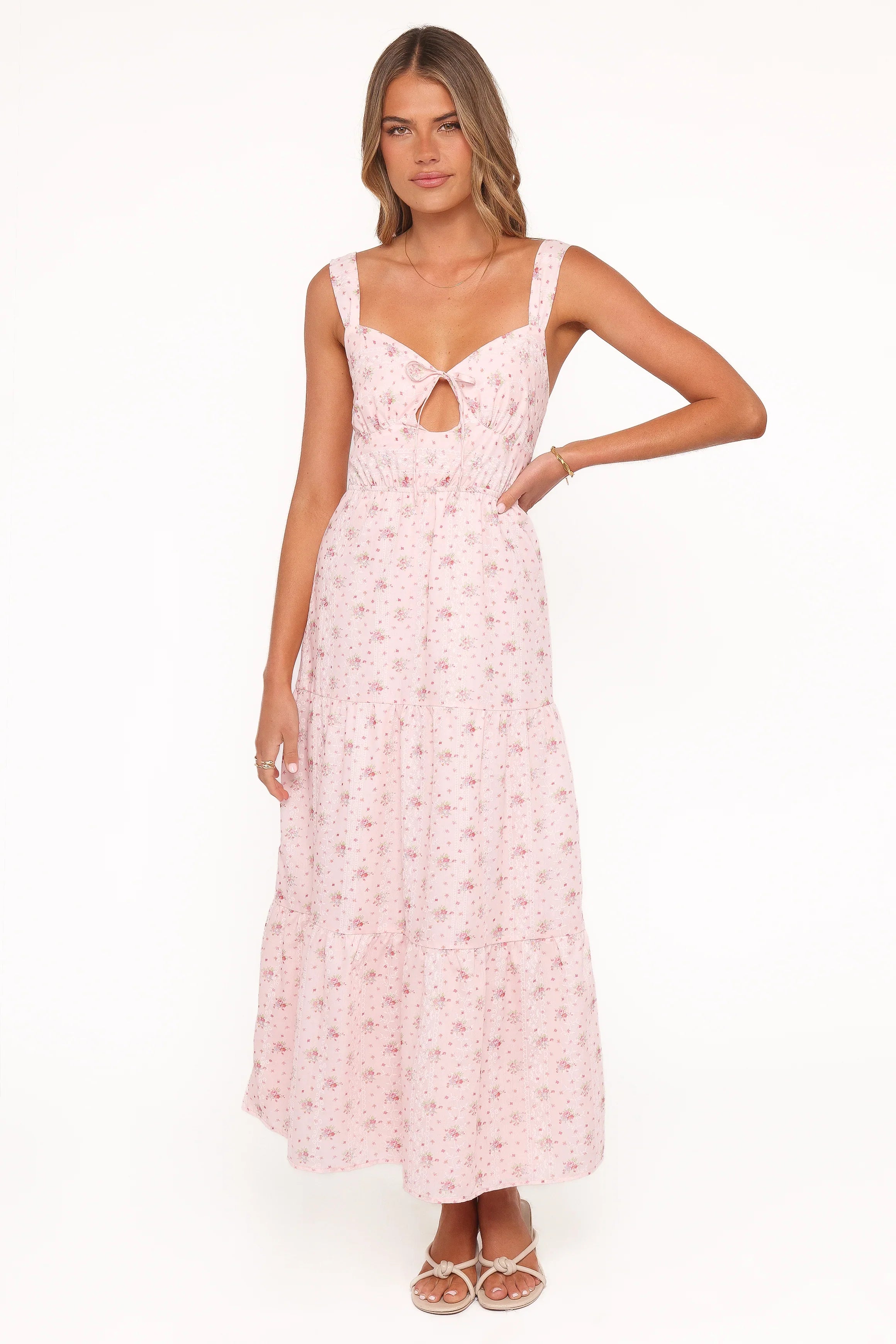 Kendra Maxi Dress Pink Floral