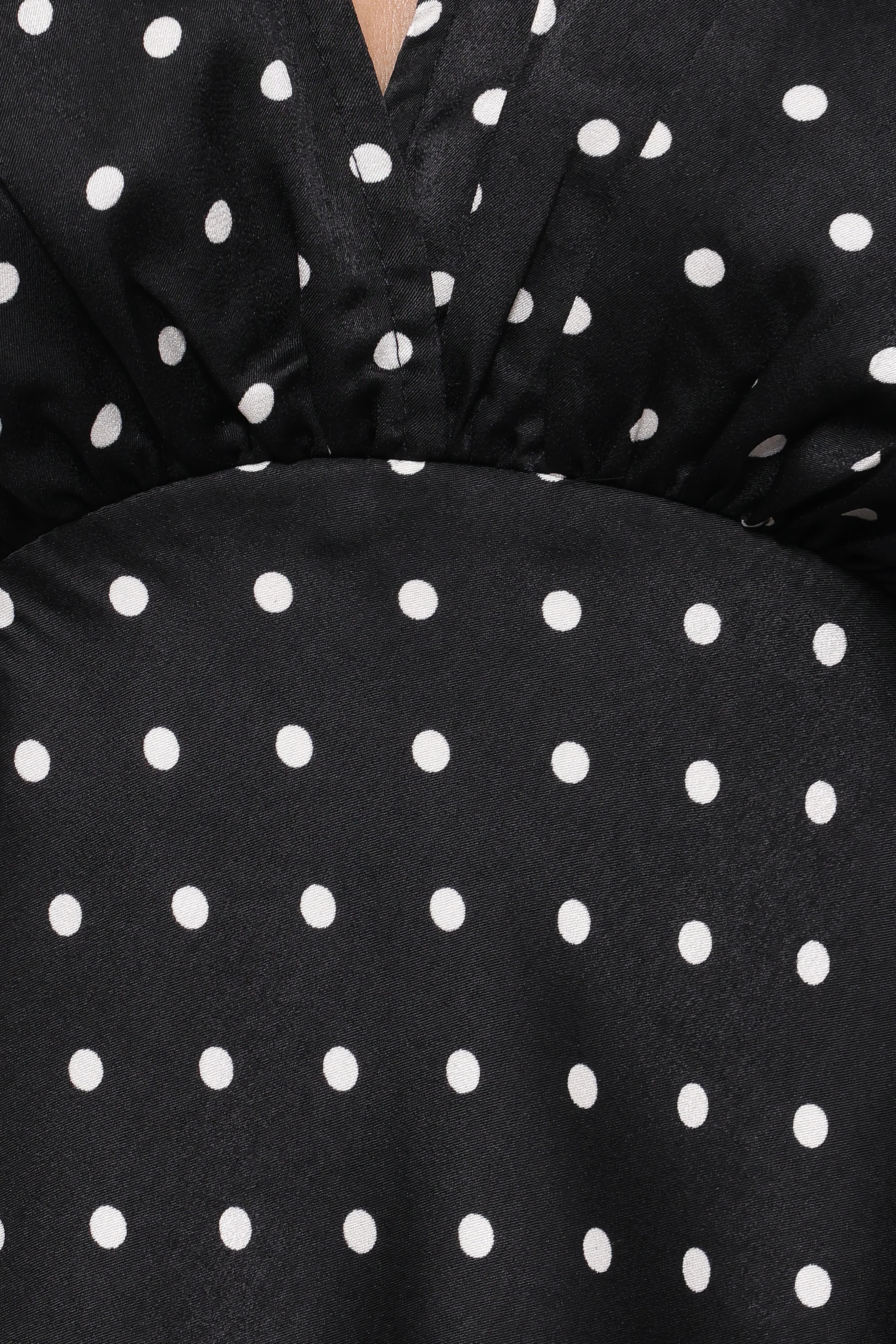Ailbhe Top Black Polka Dot
