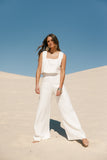 Devlin Pant Cloud White