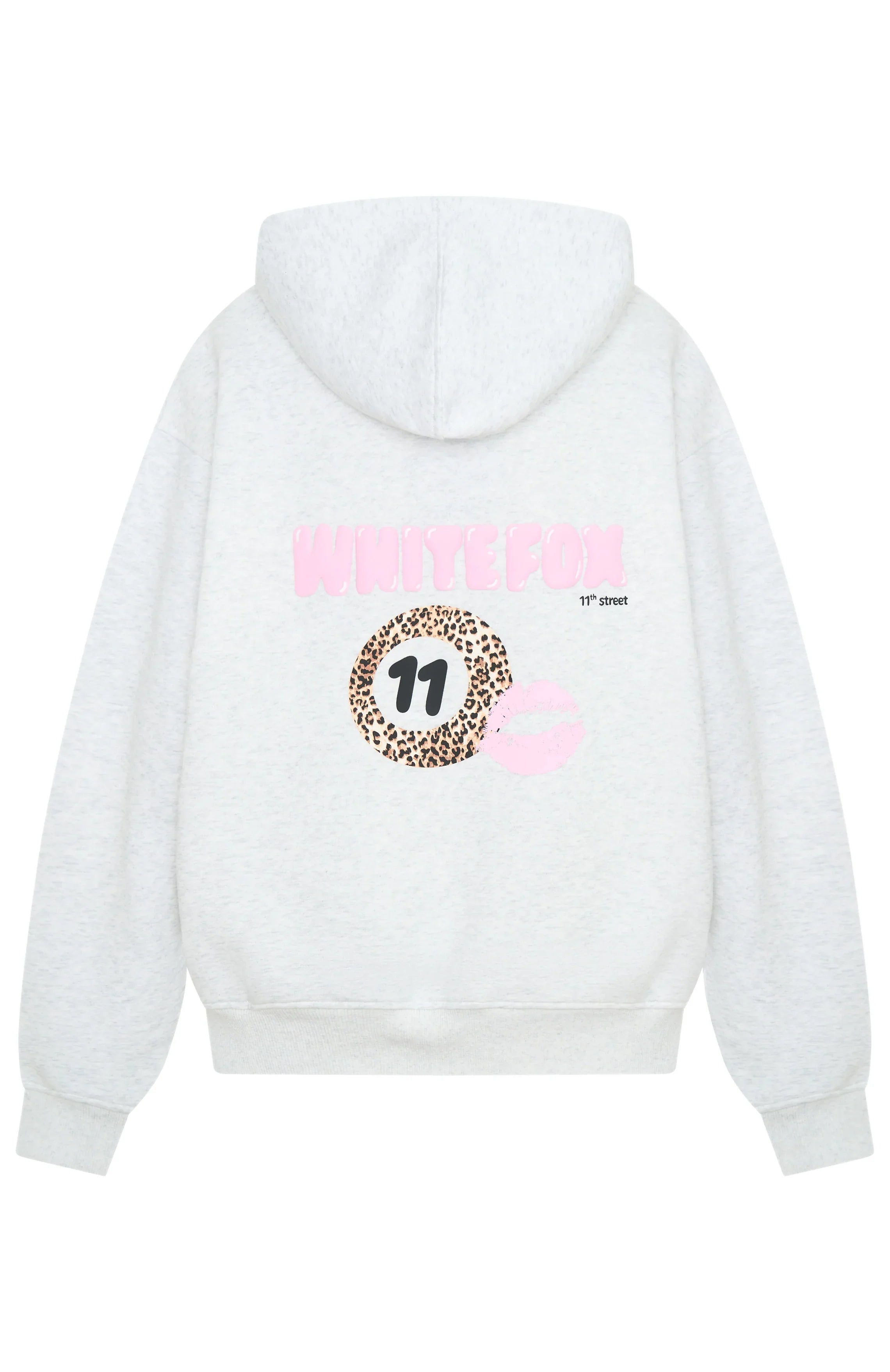 11th Street Shes So Lucky Oversized Hoodie Leopard Splice