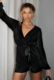 Minelli Pleated Romper Black