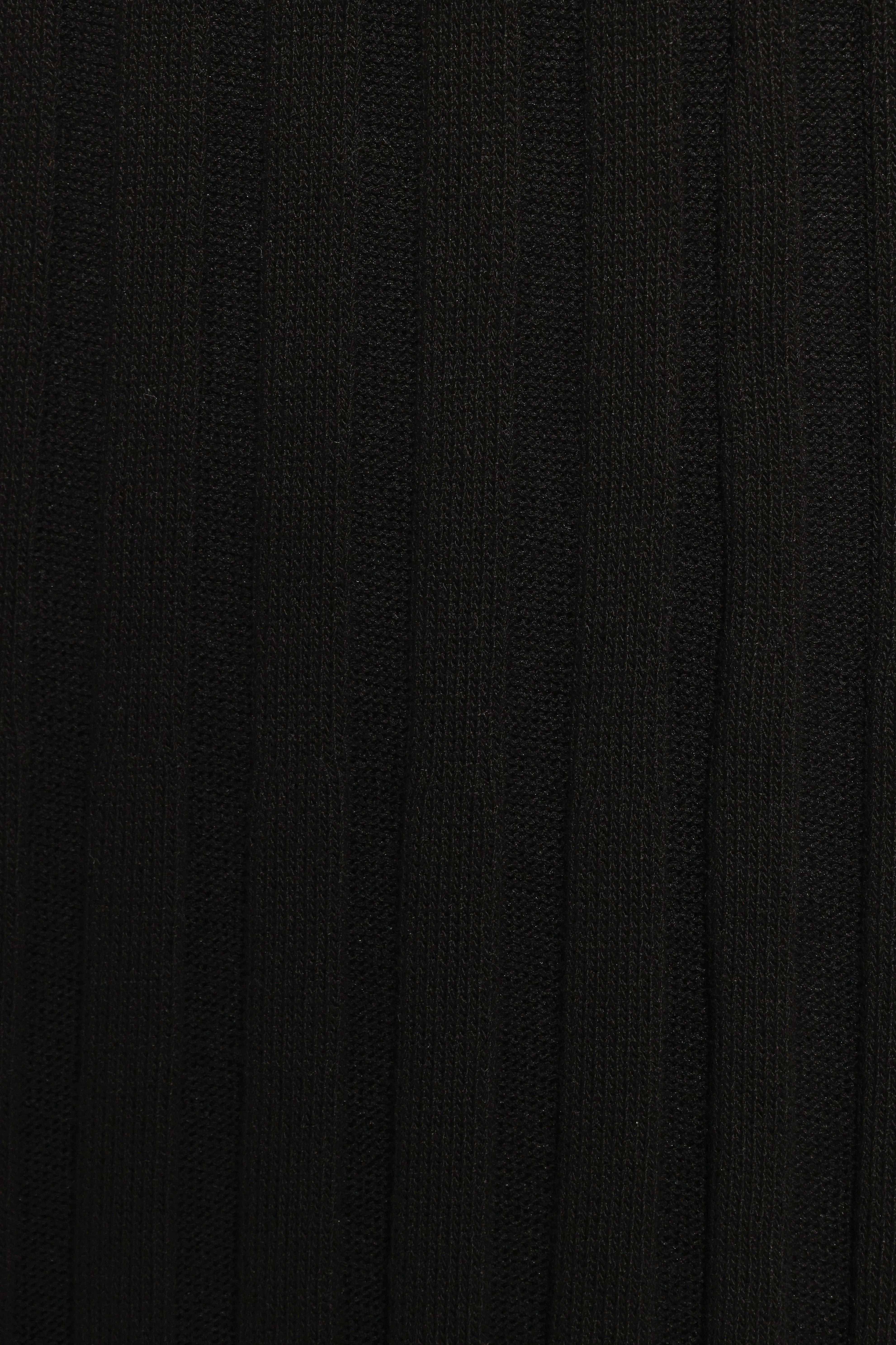 Carson Knit Midi Skirt Black