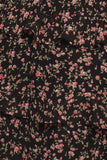 Wendi Ruffle Dress Black Floral
