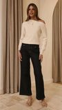 Zayleigh Straight Leg Jeans Dark Denim