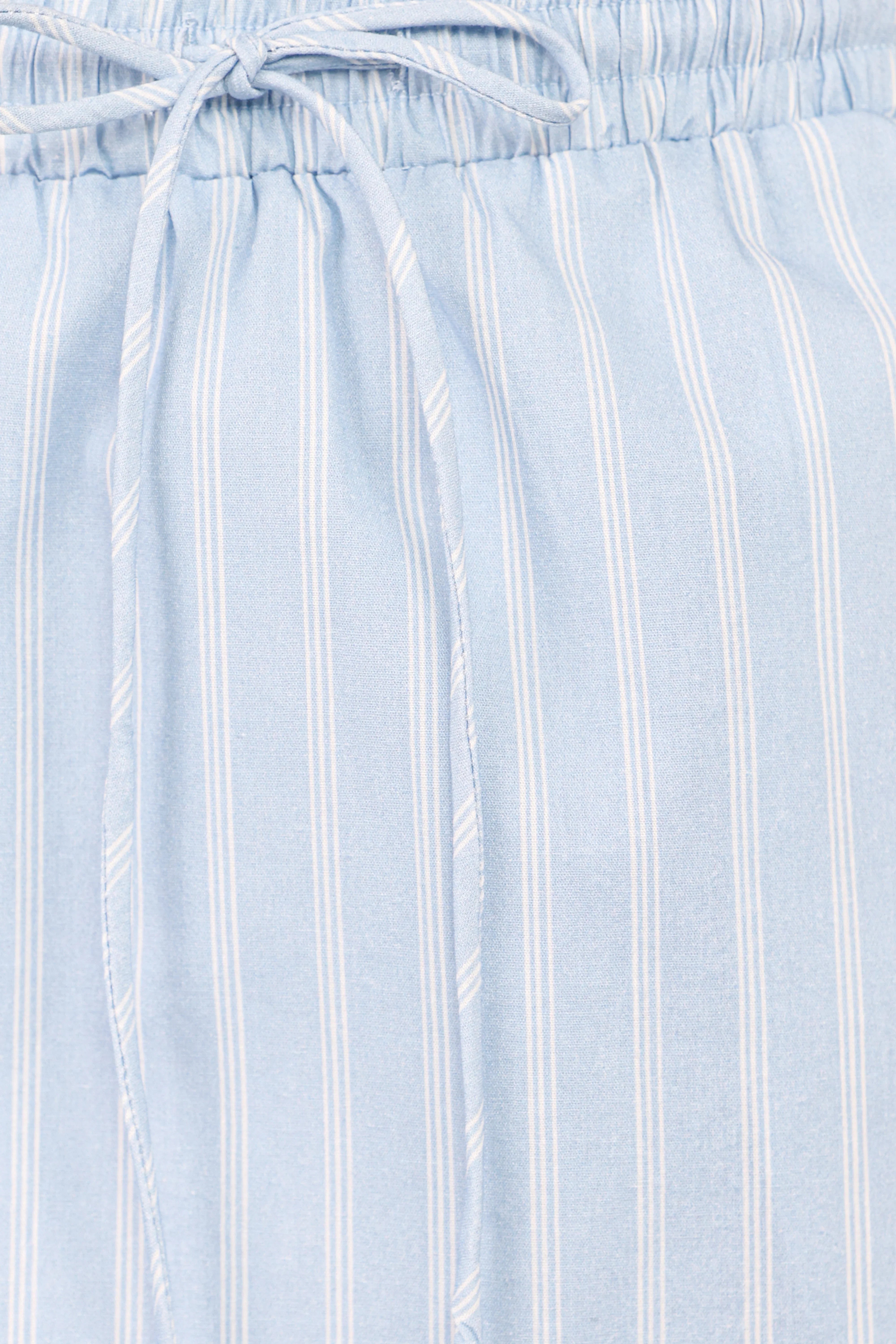 Daisy Skirt Set Blue White Stripe