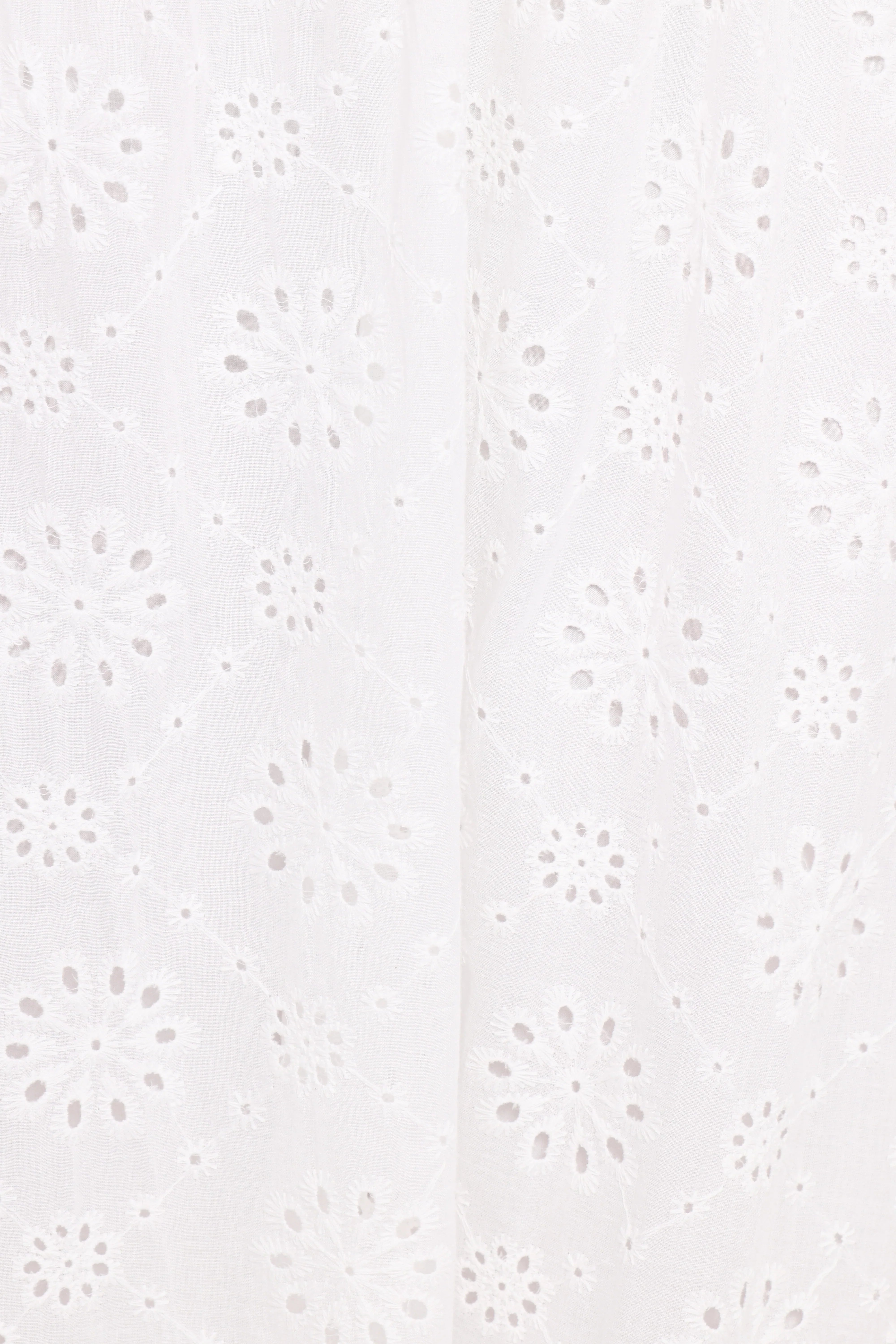 Sinead Eyelet Maxi Skirt White