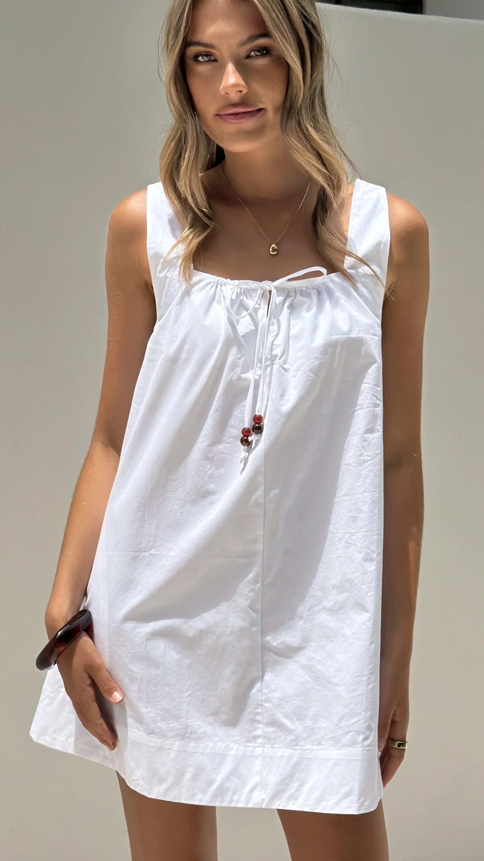 Kaia Mini Dress White