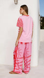 Florrie Tee Pink Red Tide