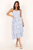 Cora Midi Dress Blue