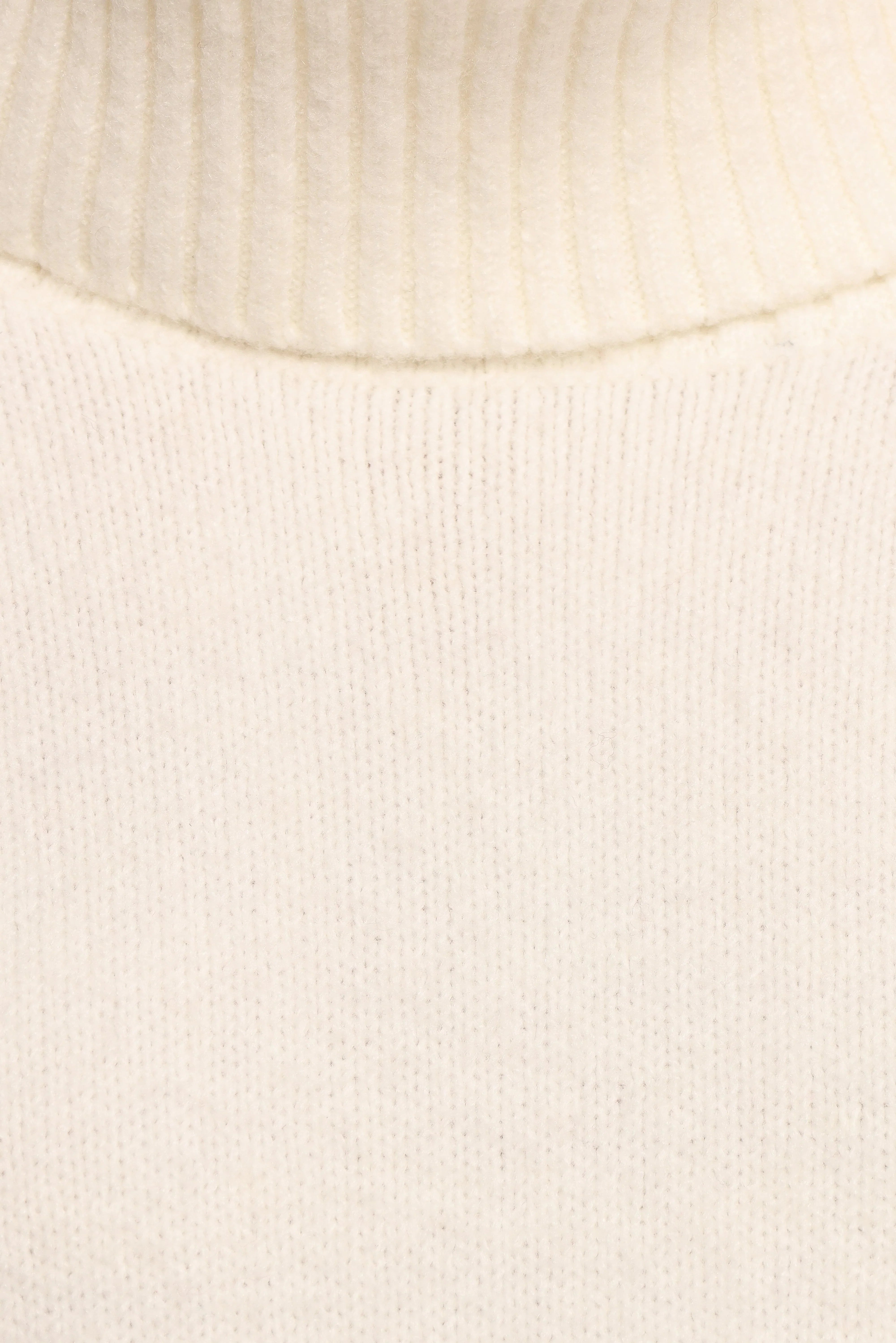 Bindy Cowlneck Knit Sweater White