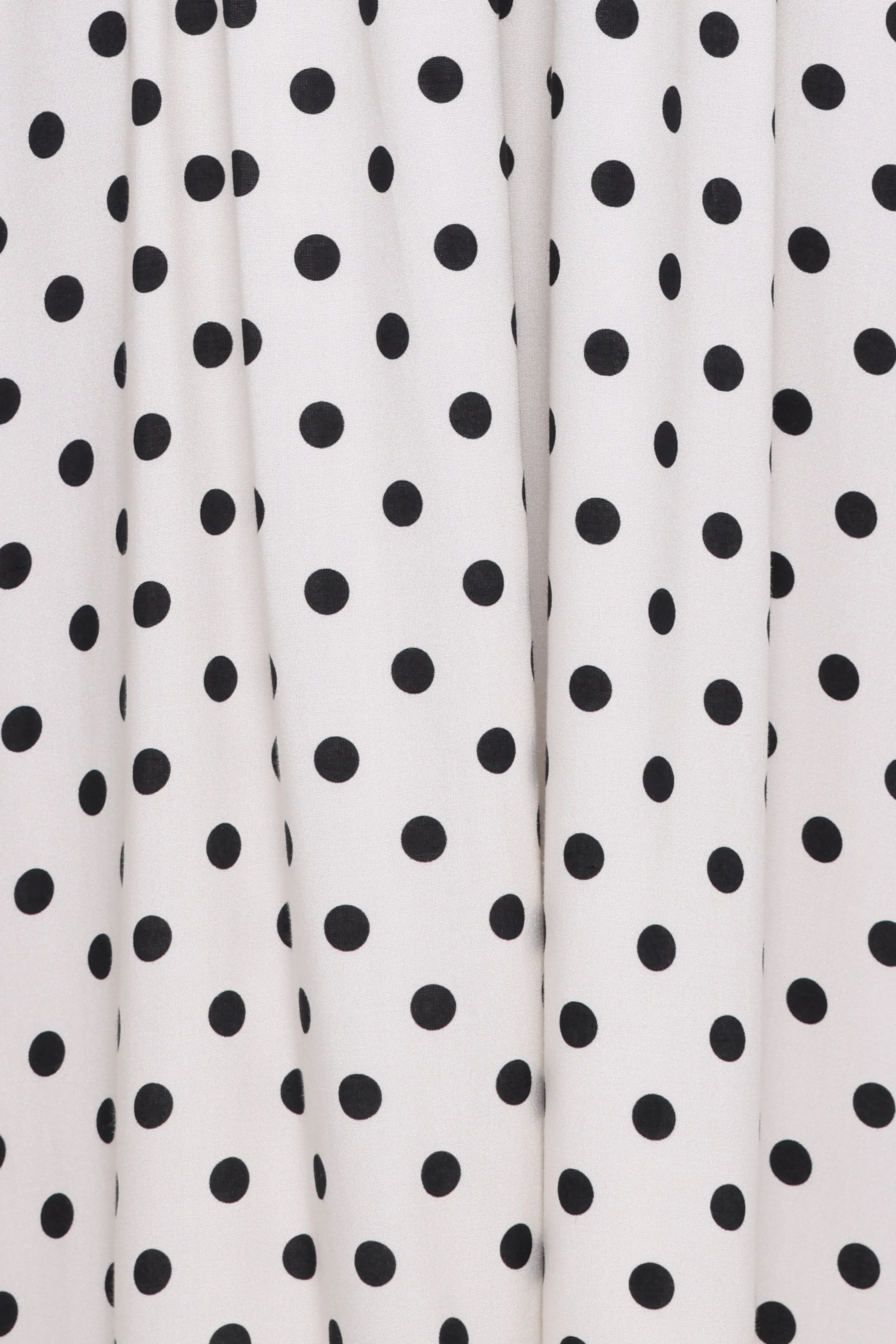 Gemini Halterneck Maxi Dress White Polka Dot