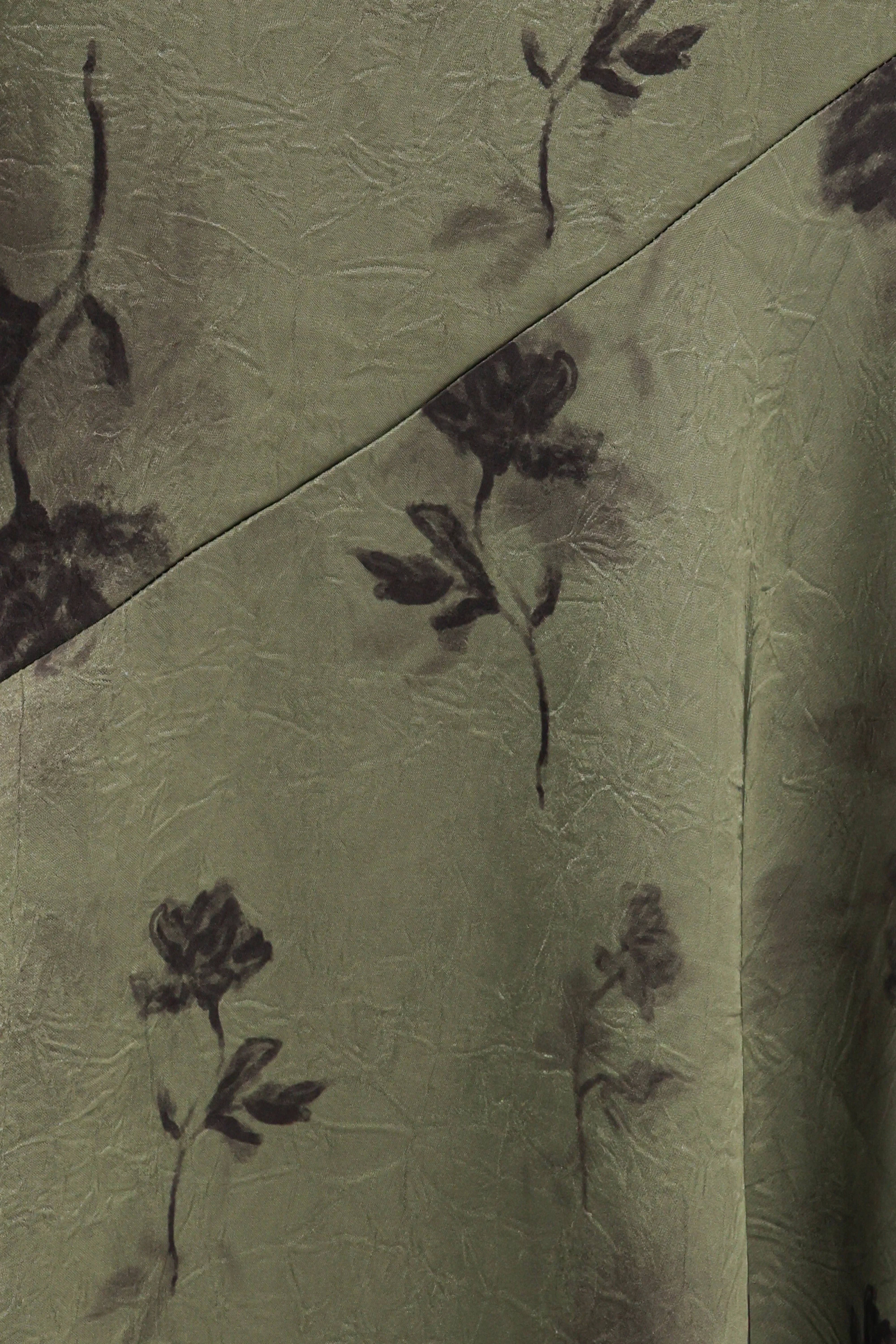 Fia Midi Dress Green Floral
