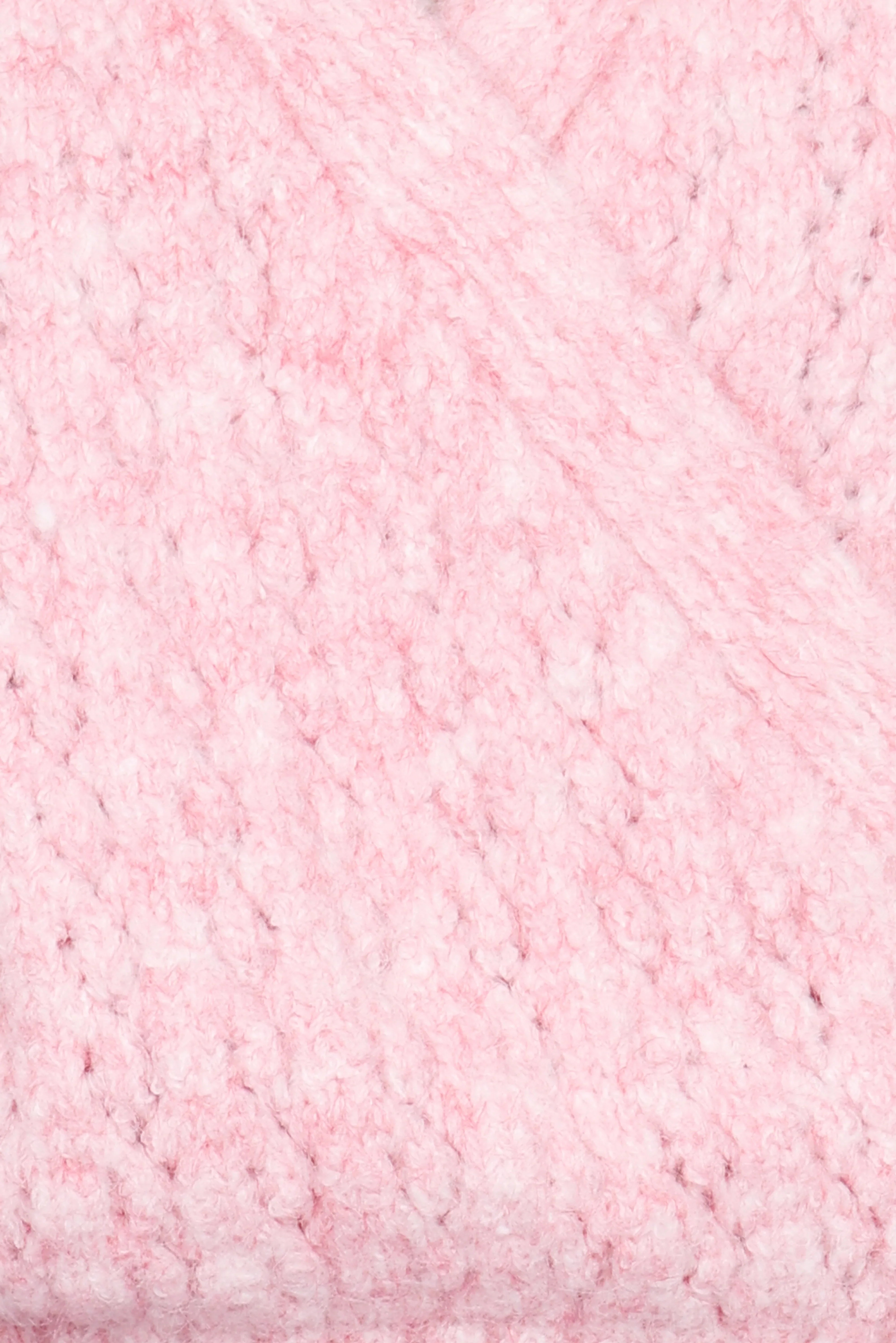 Etta Ballet Wrap Knit Sweater Pink