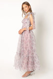 Floret Midi Dress Dark Purple