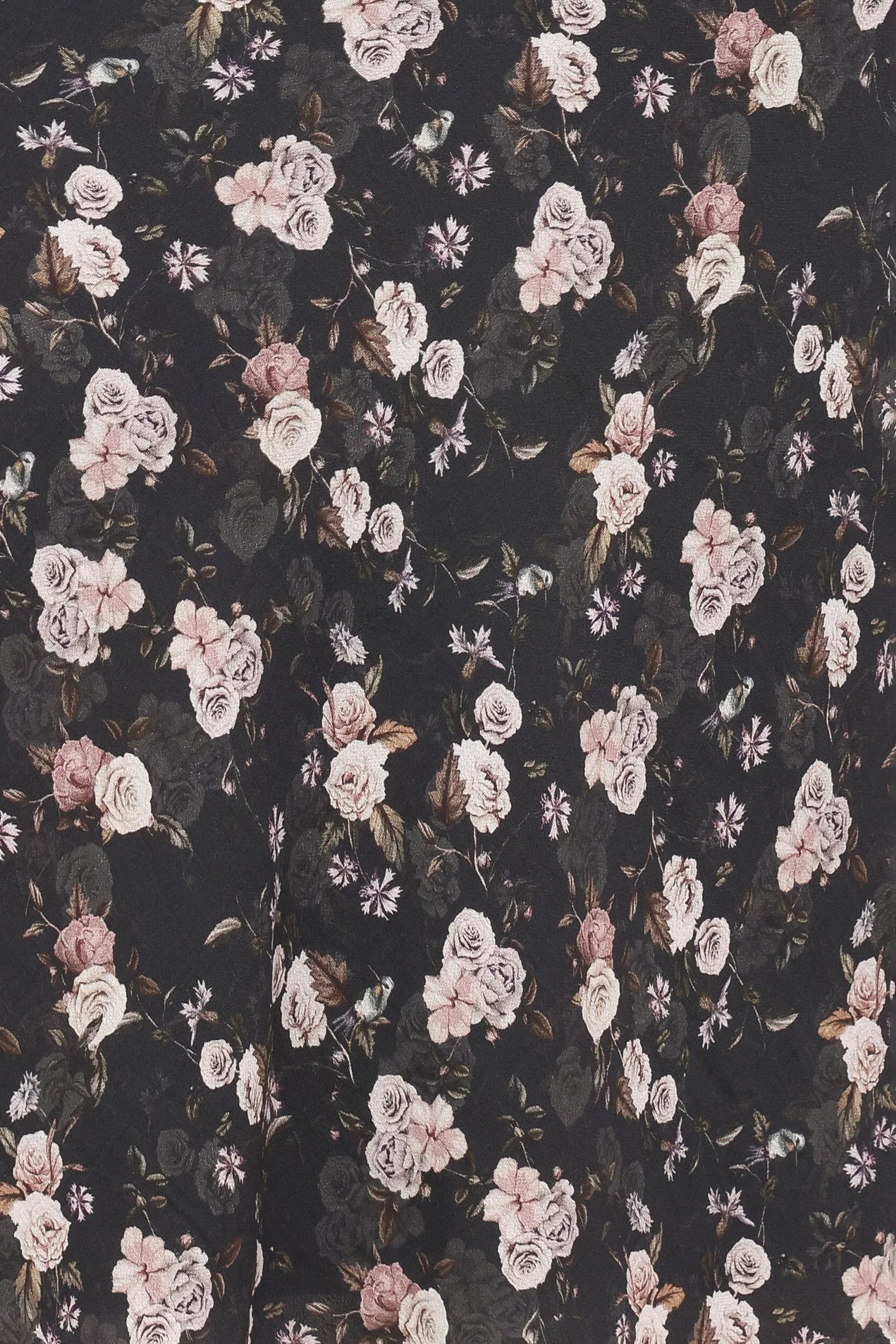 Kedra Tie Shoulder Top Dark Floral