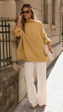 Harita Knitted Sweater Mustard